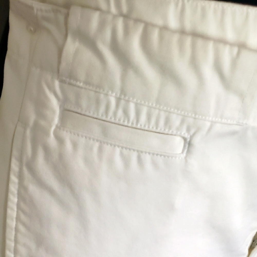 Ralph Lauren Women's Wide Leg White Chinos - Picture 2 of 8